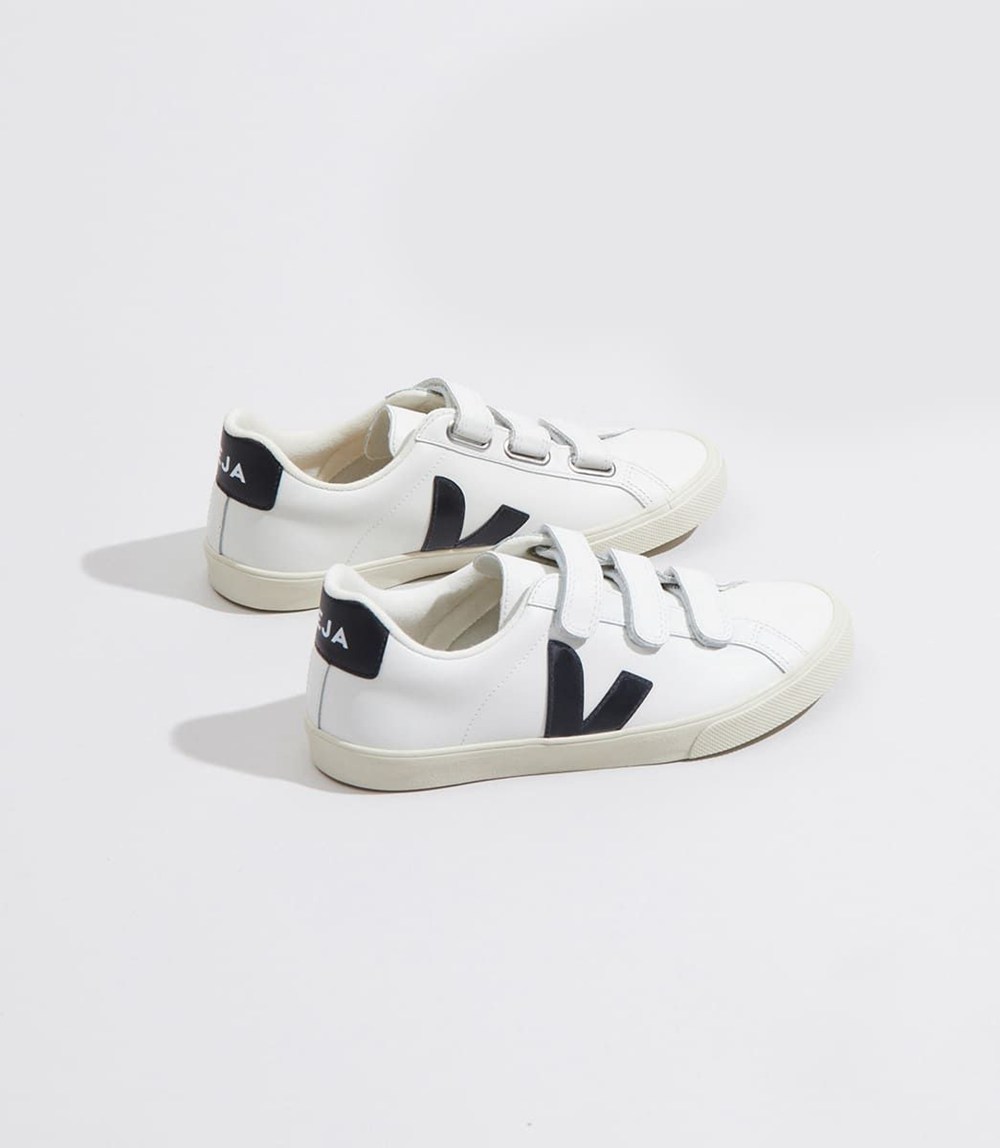 Veja Sneakers Barbati - 3-Lock Piele - Albi/Nigga - 7860239-CB